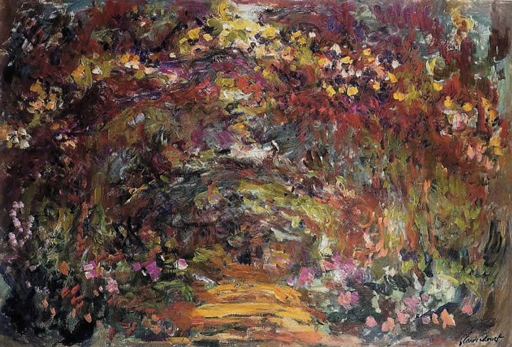Claude Monet The Path under the Rose Trellises Giverny